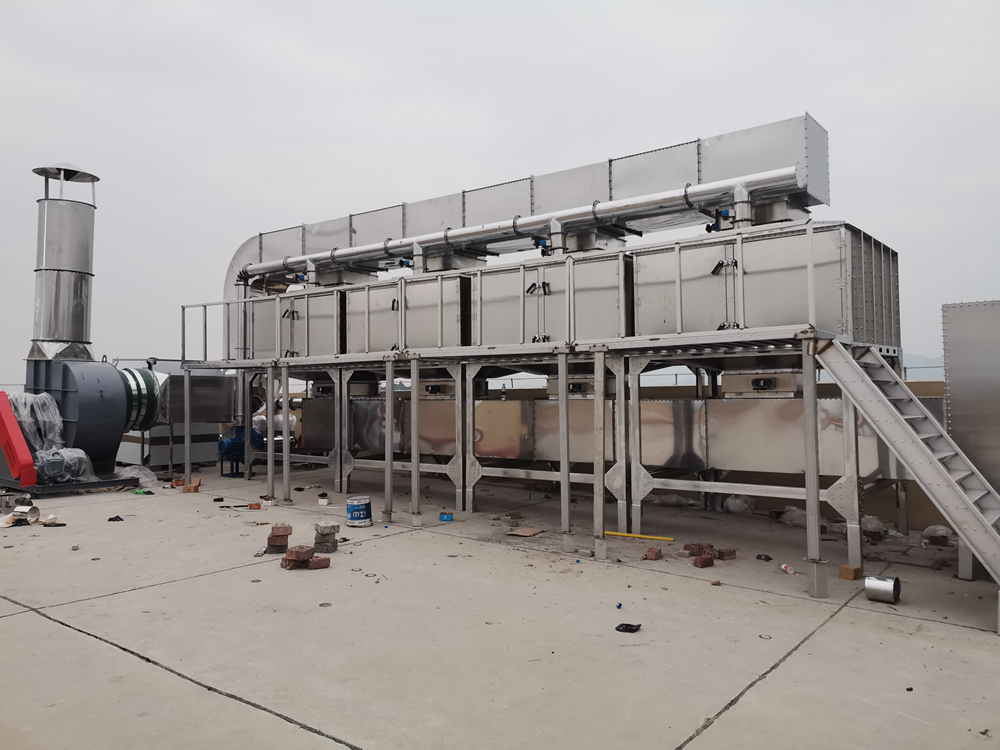 废气处理设备案例肖江工业园